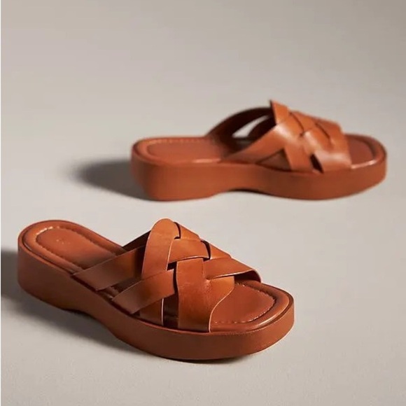 Pilcro Woven Slide Sandals - Picture 1 of 10